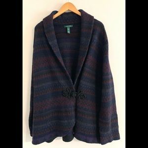 Ralph Lauren Fisherman’s Cardigan Sz 3X